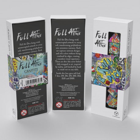 Q Workshop - Dice - RPG Set - Full Art: Street Art