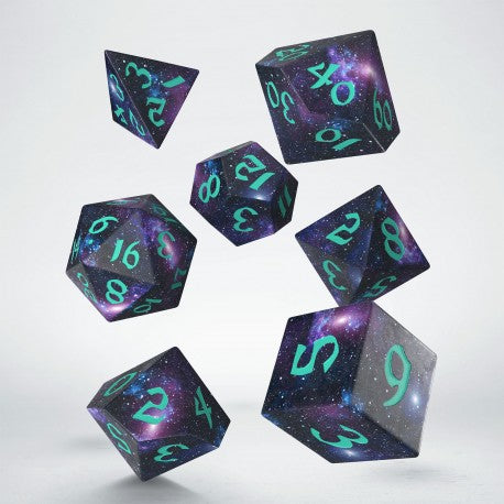 Q Workshop - Dice - RPG Set - Full Art: Stardust