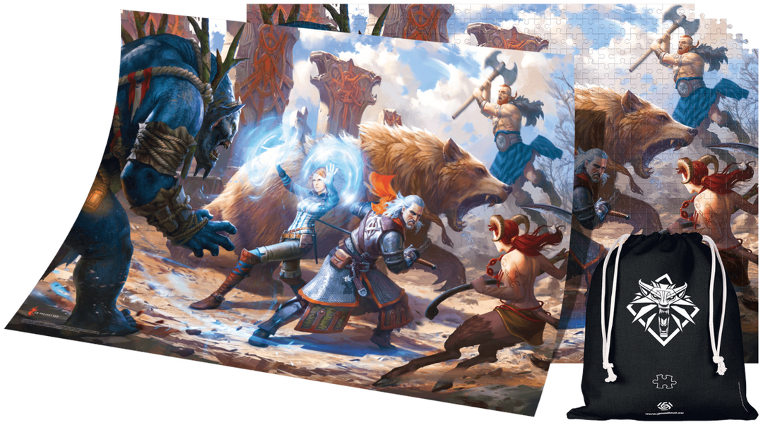 Good Loot - Premium Puzzle - 1000 - The Witcher: Geralt & Triss In Battle