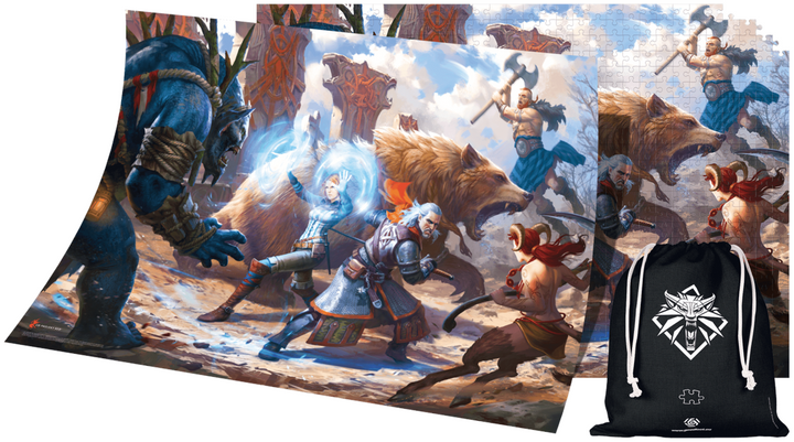 Good Loot - Premium Puzzle - 1000 - The Witcher: Geralt & Triss In Battle