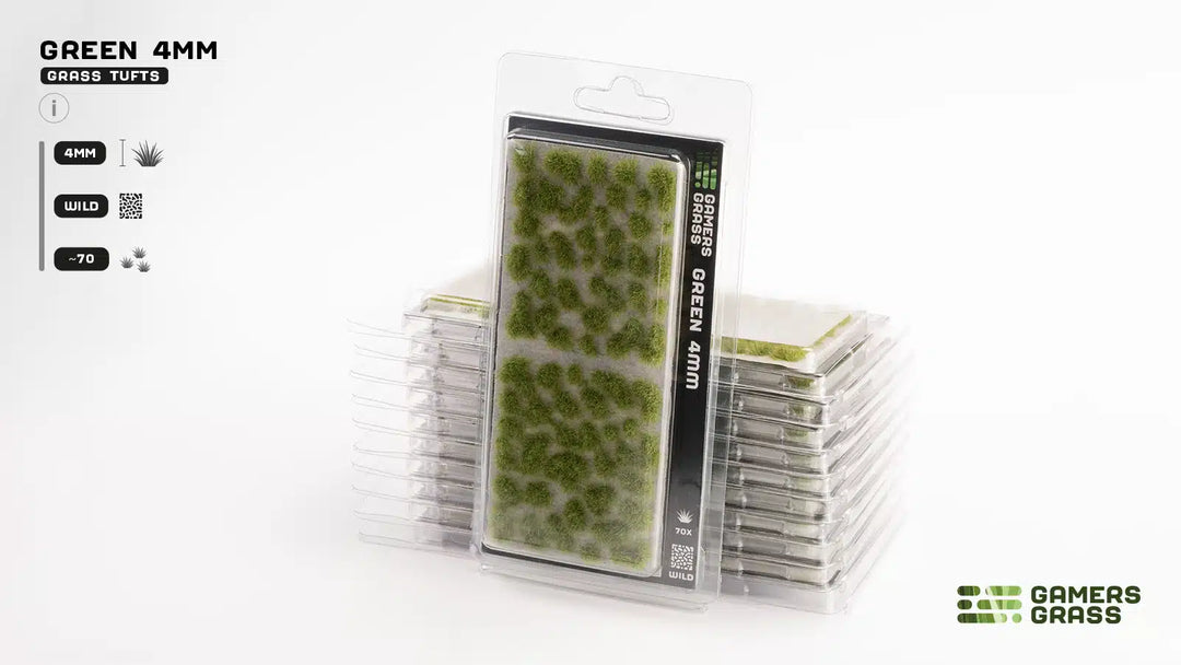 Gamers Grass - Grass Tufts - Green 4mm