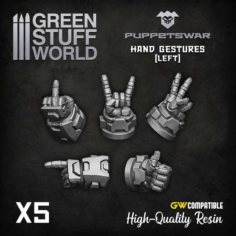 Green Stuff World -  Hand Gestures - Left