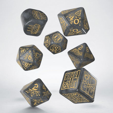 Q Workshop - Dice - RPG Set - Happy Birthday: Confetti