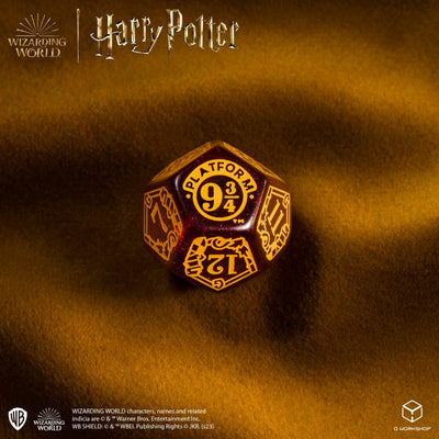 Q Workshop - Dice - Harry Potter Modern Dice Set - Gryffindor (Red)