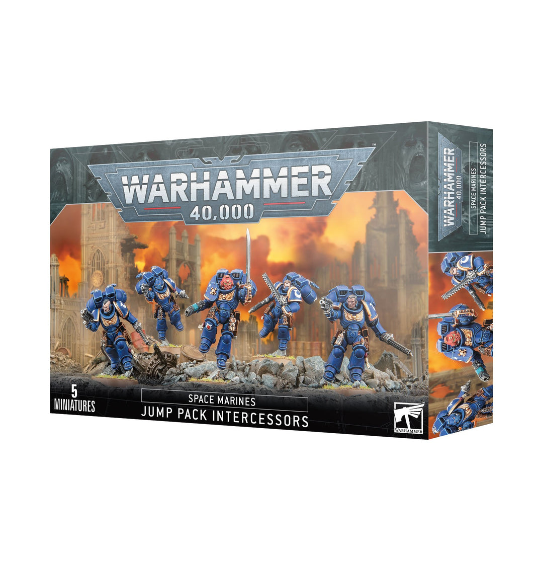 Warhammer: 40K - Space Marines - Assault Intercessors with Jump Packs