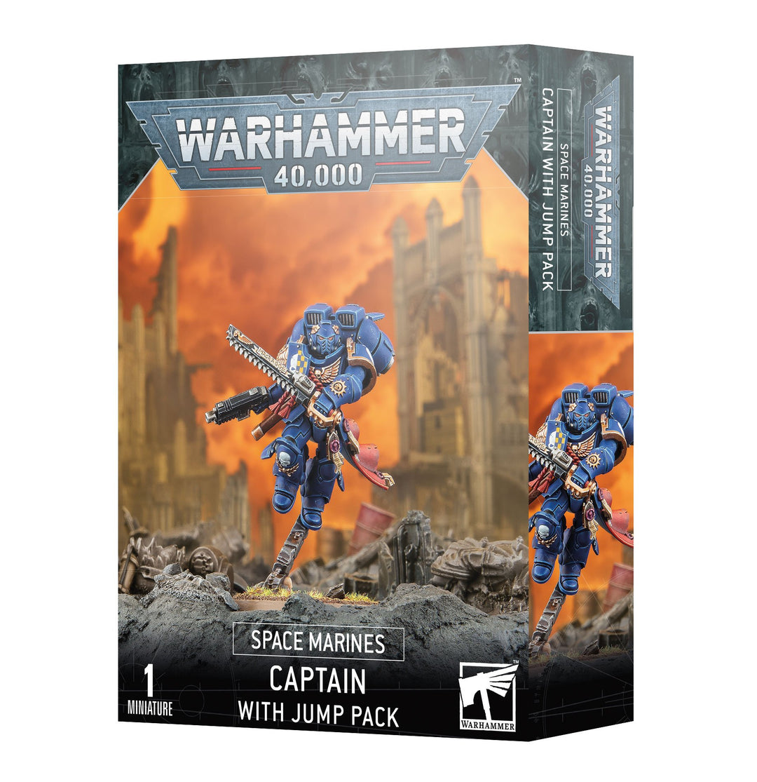 Warhammer: 40K - Space Marines - Captain with Jump Pack