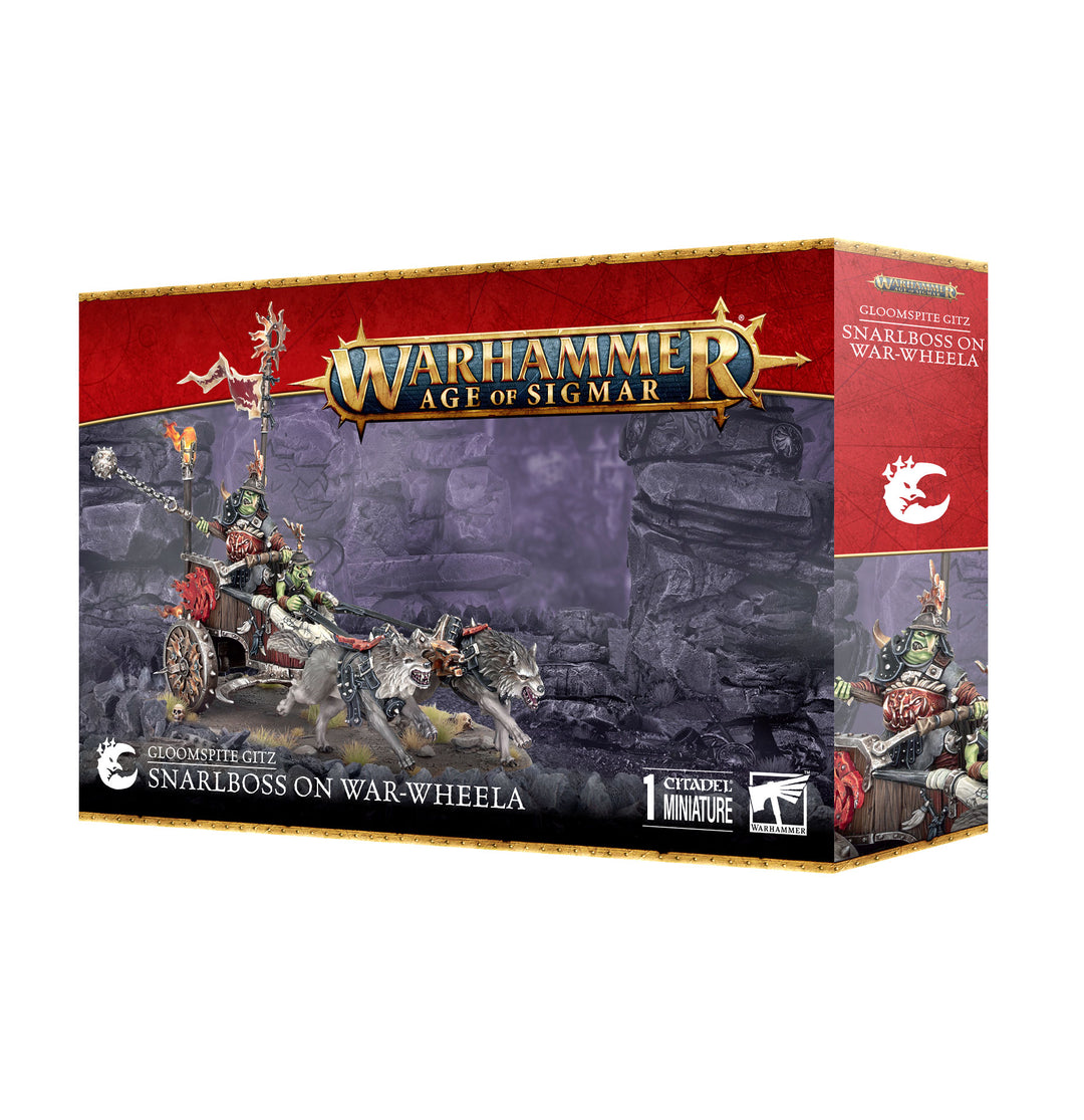Warhammer: Age of Sigmar - Gloomspite Gitz - Snarlboss on War-Wheela