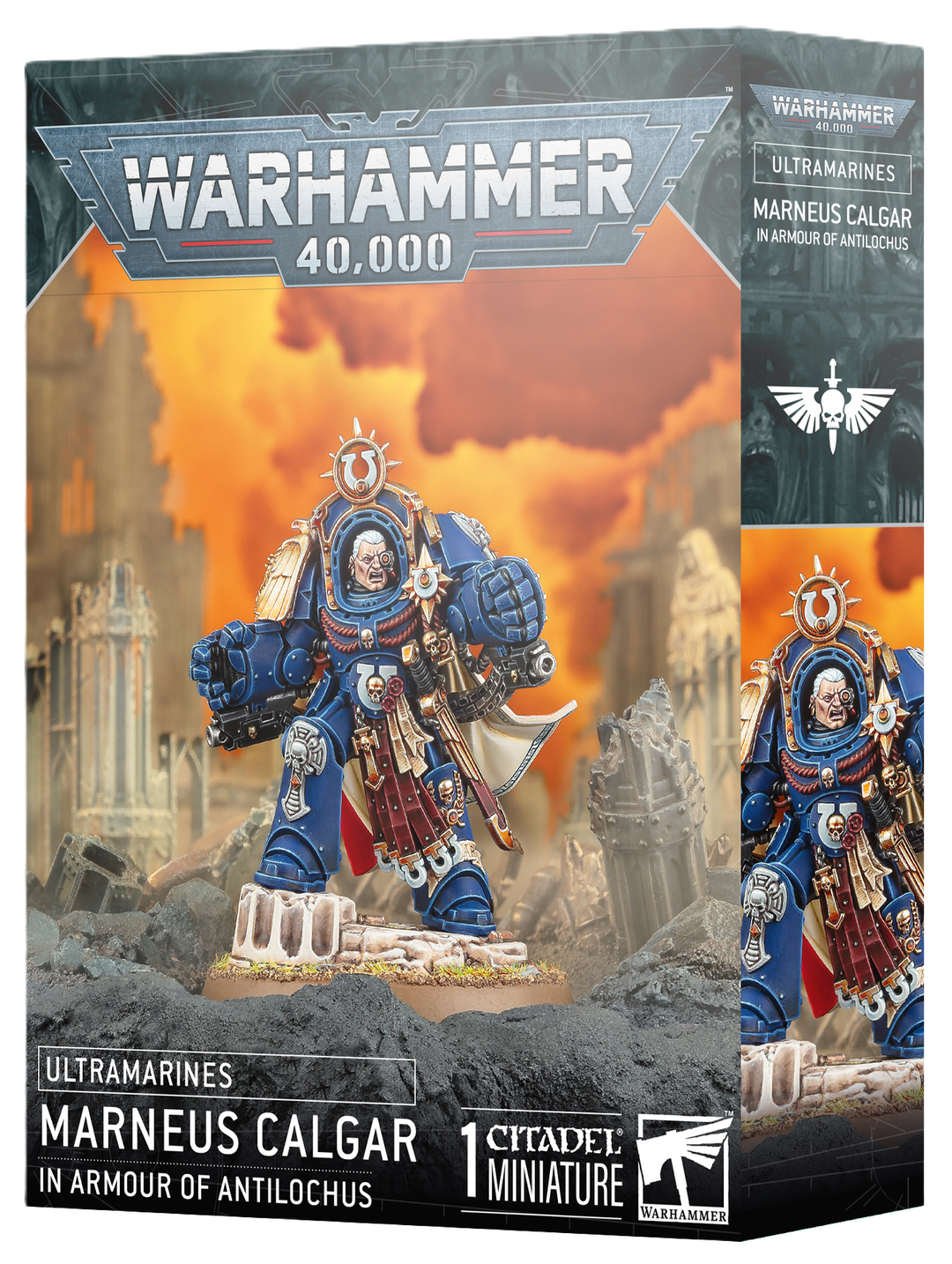 Warhammer: 40K - Ultramarines - Marneus Calgar in Armour of Antilochus