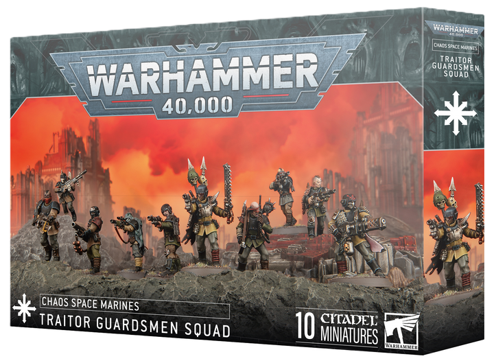 Warhammer: 40K - Chaos Space Marines - Traitor Guardsmen Squad