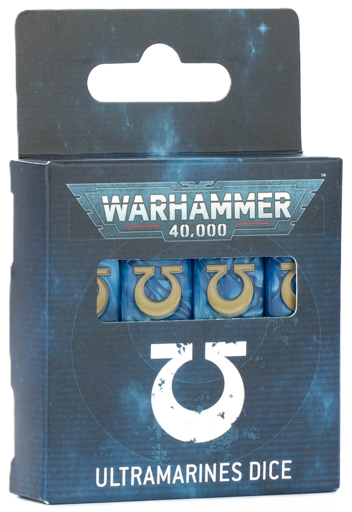 Warhammer: 40K - Dice - Ultramarines