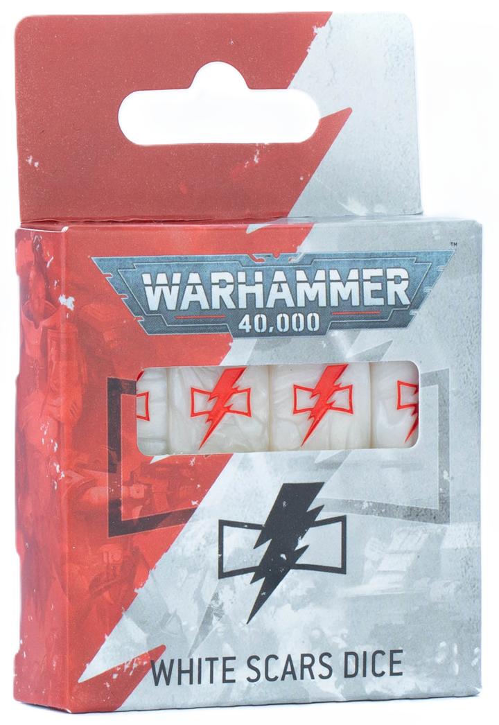 Warhammer: 40K - Dice - White Scars