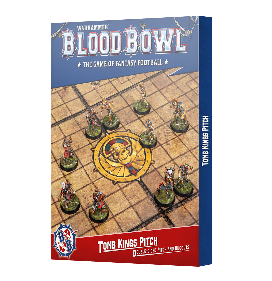 Blood Bowl - Pitch and Dugouts - Tomb Kings