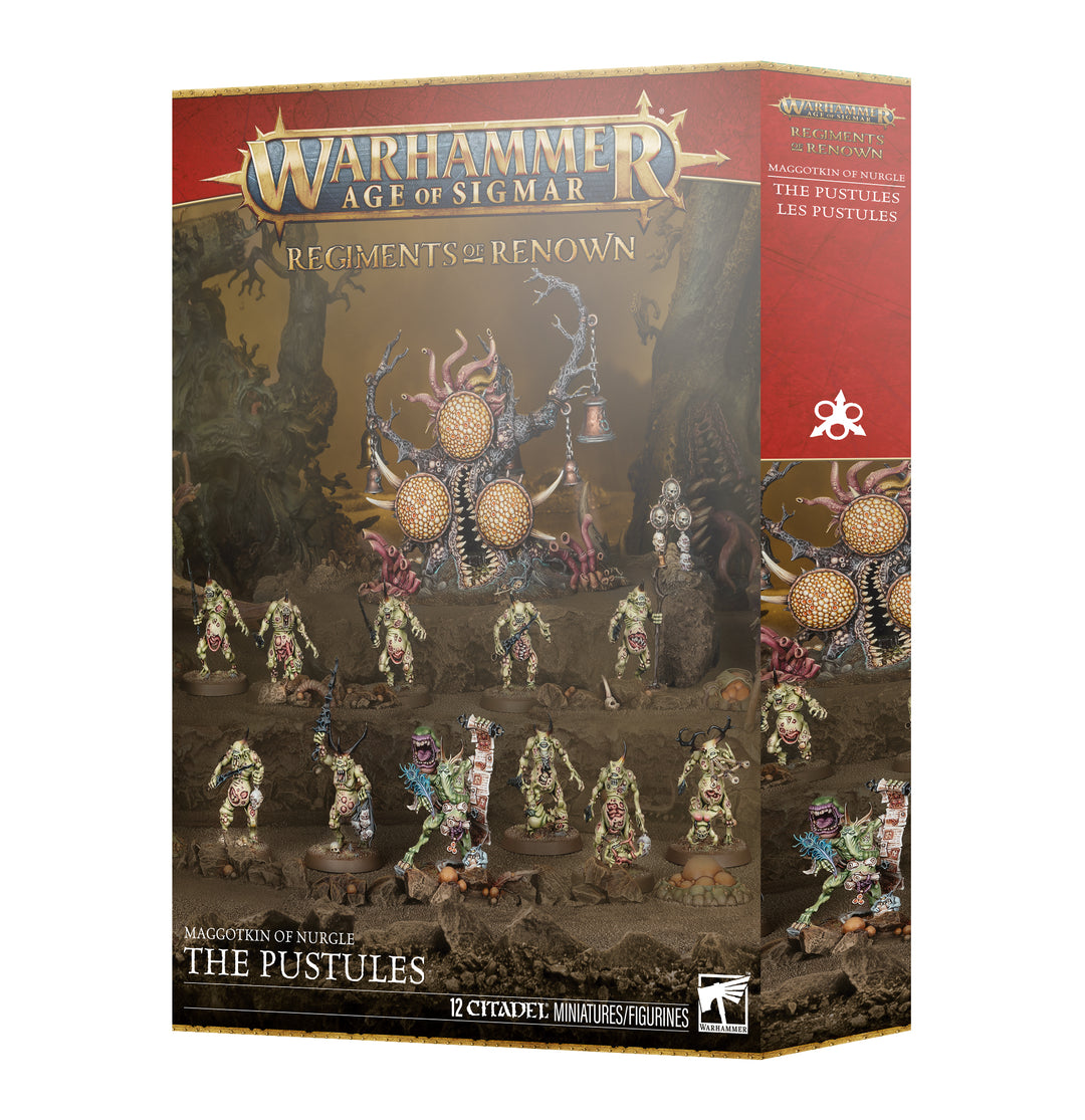 Warhammer: Age of Sigmar - Maggotkin Of Nurgle - Regiments of Renown: The Pustules