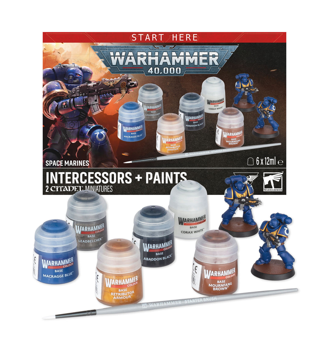 Warhammer: 40K - Intercessors + Paints