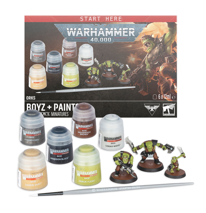 Warhammer: 40K - Boyz + Paints