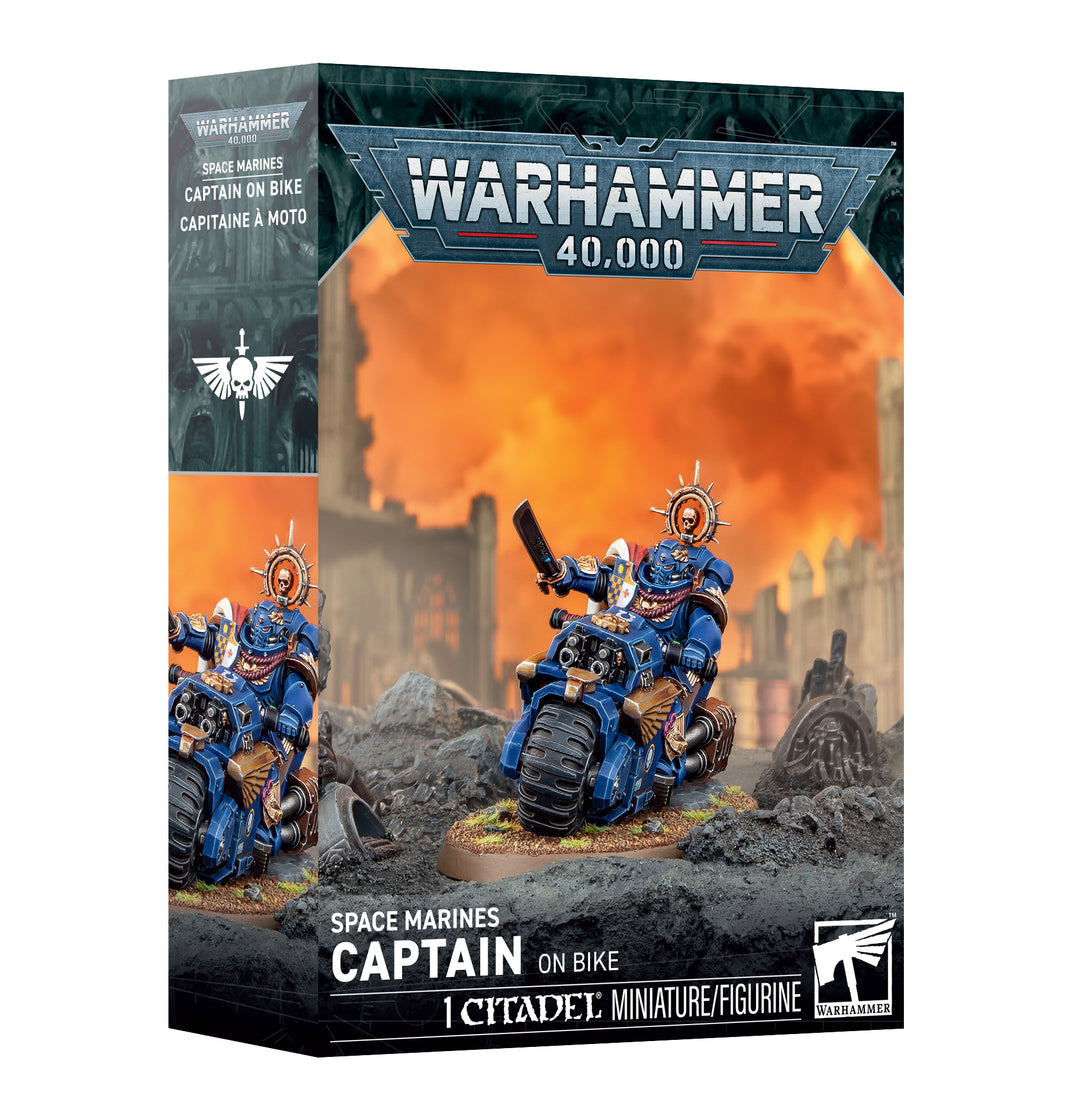 Warhammer: 40K - Space Marines - Captain on Bike
