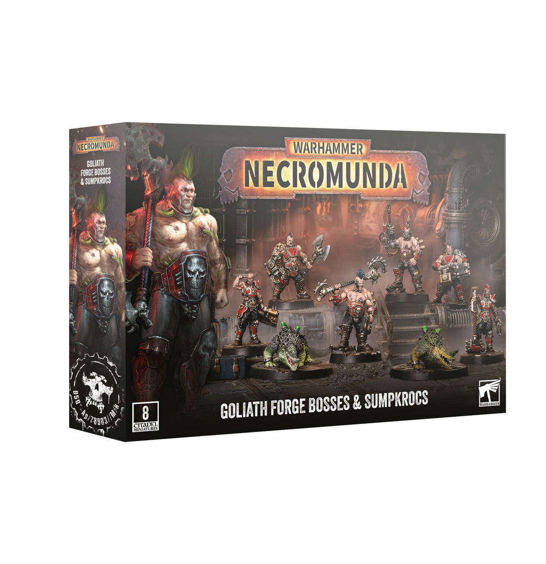 Necromunda - Goliath - Forge Bosses and Sumpkrocs