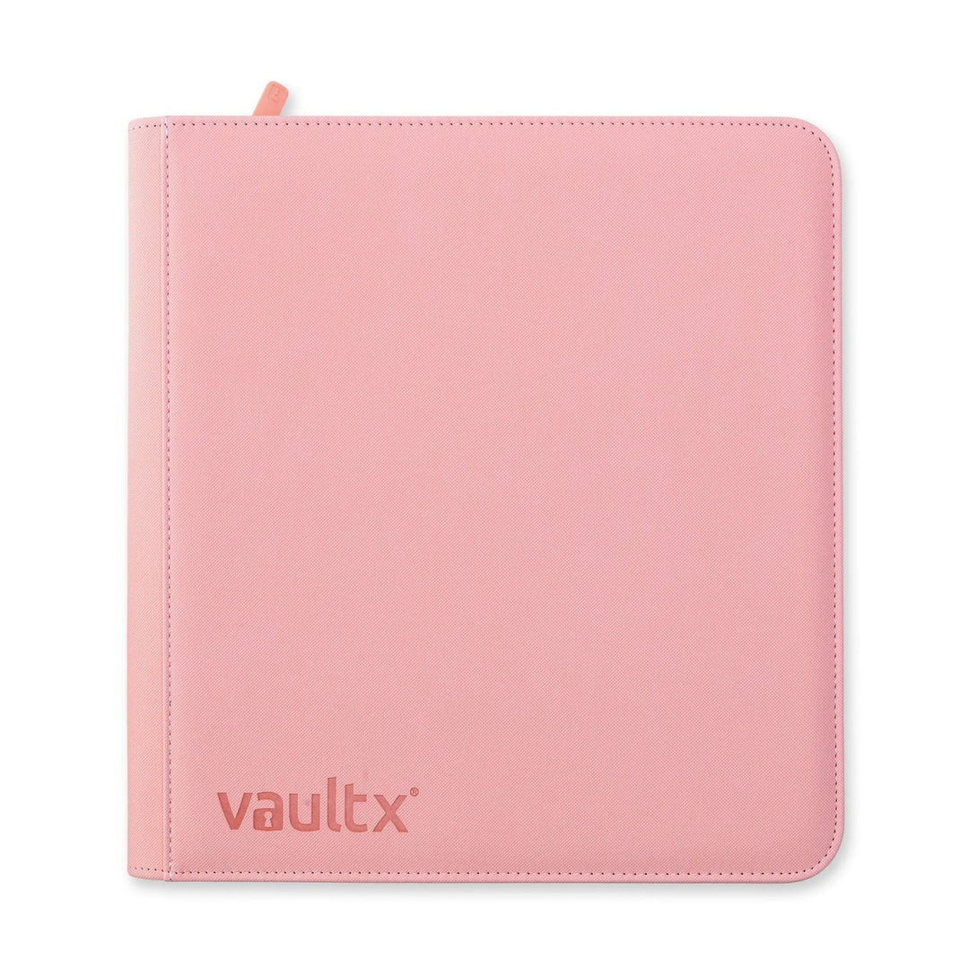 VaultX - 12-Pocket - Exo-Tec Zip Binder - Just Pink