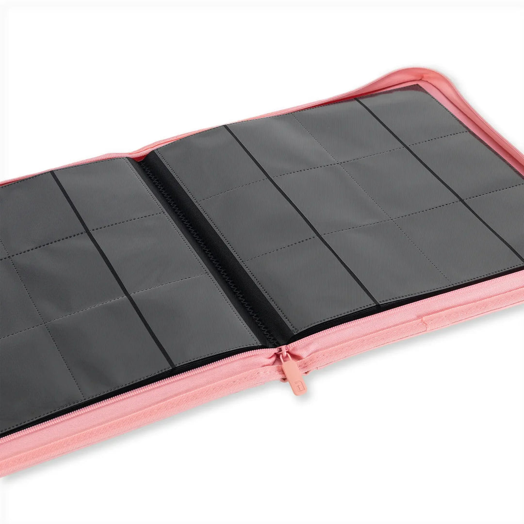 VaultX - 12-Pocket - Exo-Tec Zip Binder - Just Pink