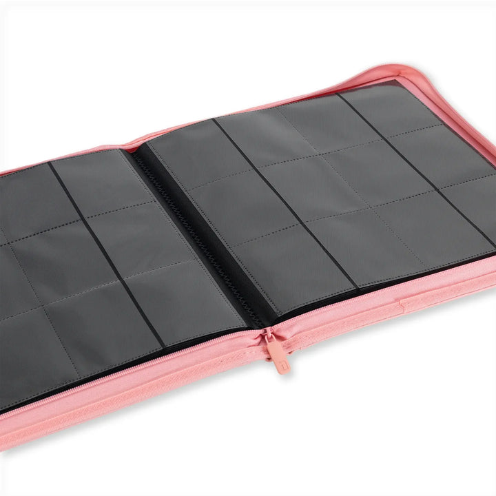 VaultX - 12-Pocket - Exo-Tec Zip Binder - Just Pink