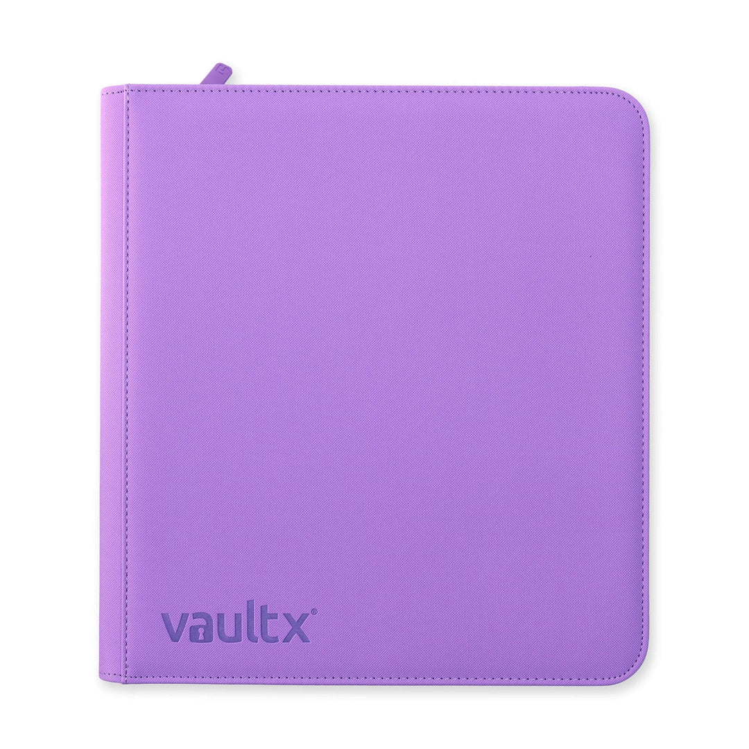 VaultX - 12-Pocket - Exo-Tec Zip Binder - Just Purple