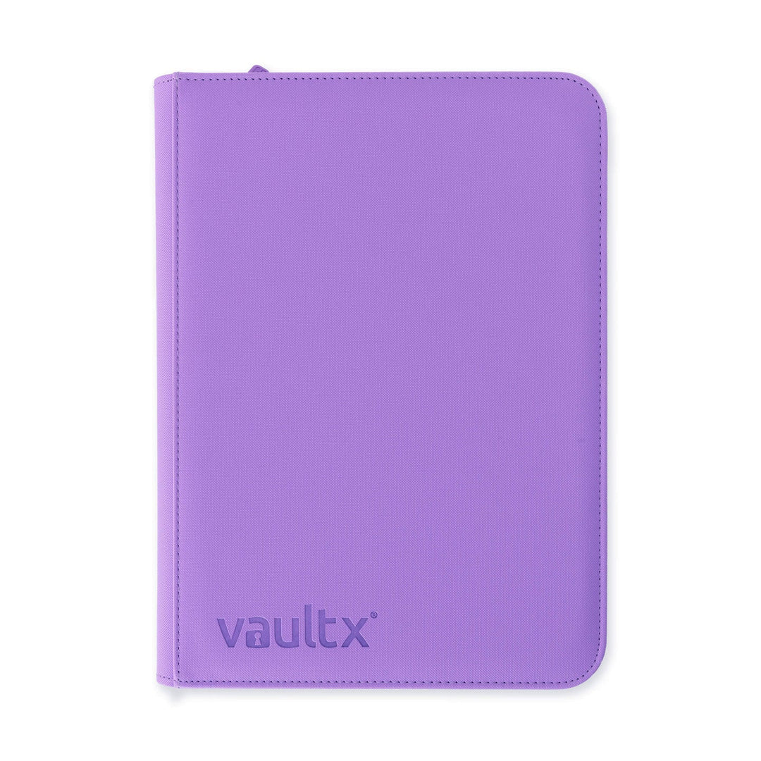 VaultX - 9-Pocket - Exo-Tec Zip Binder - Just Purple