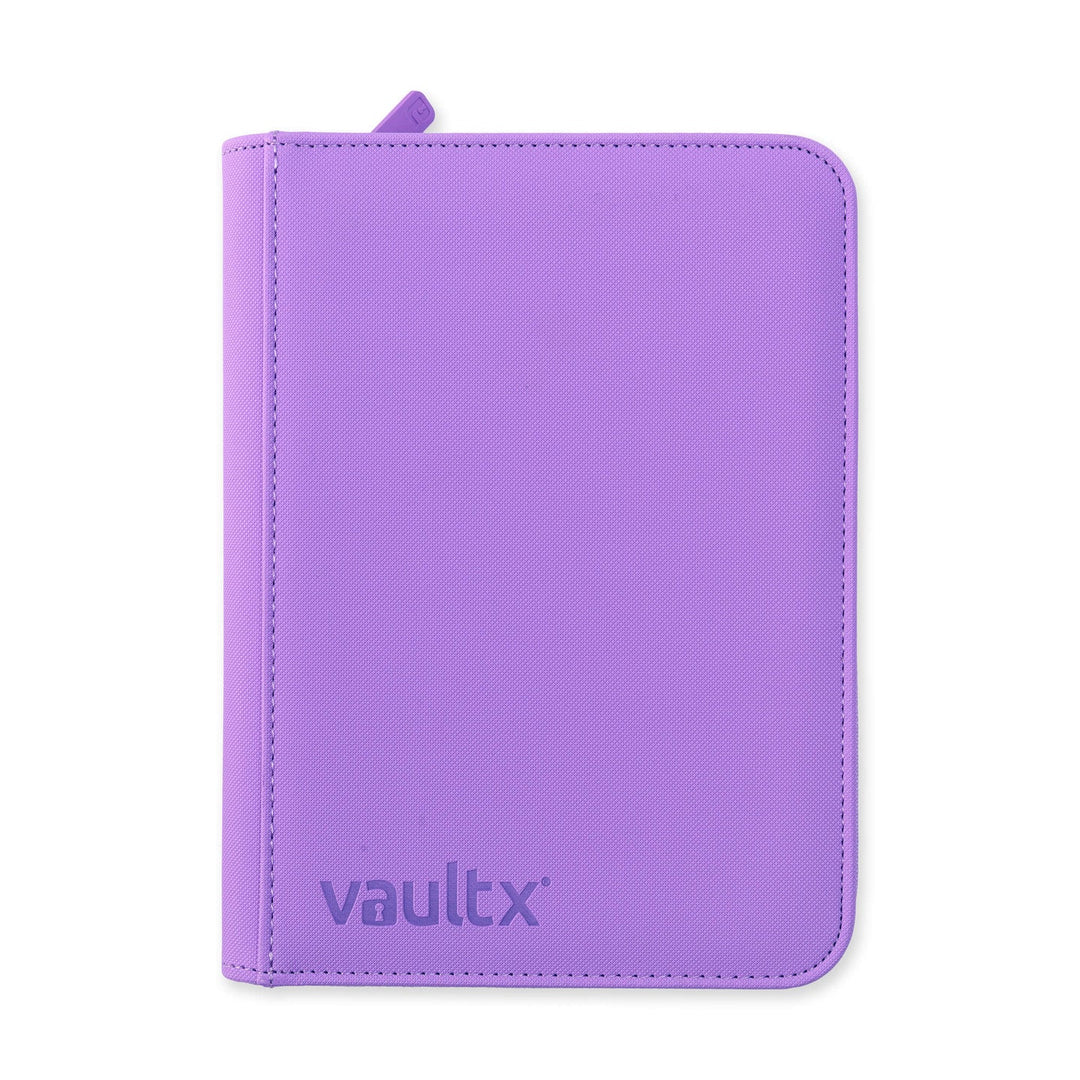 VaultX - 4-Pocket - Exo-Tec Zip Binder - Just Purple