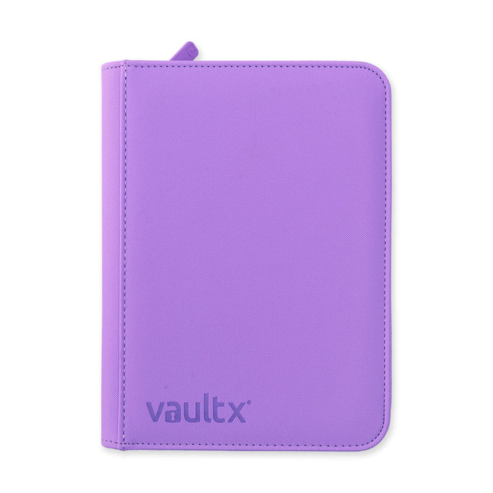 VaultX - 4-Pocket - Exo-Tec Zip Binder - Just Purple