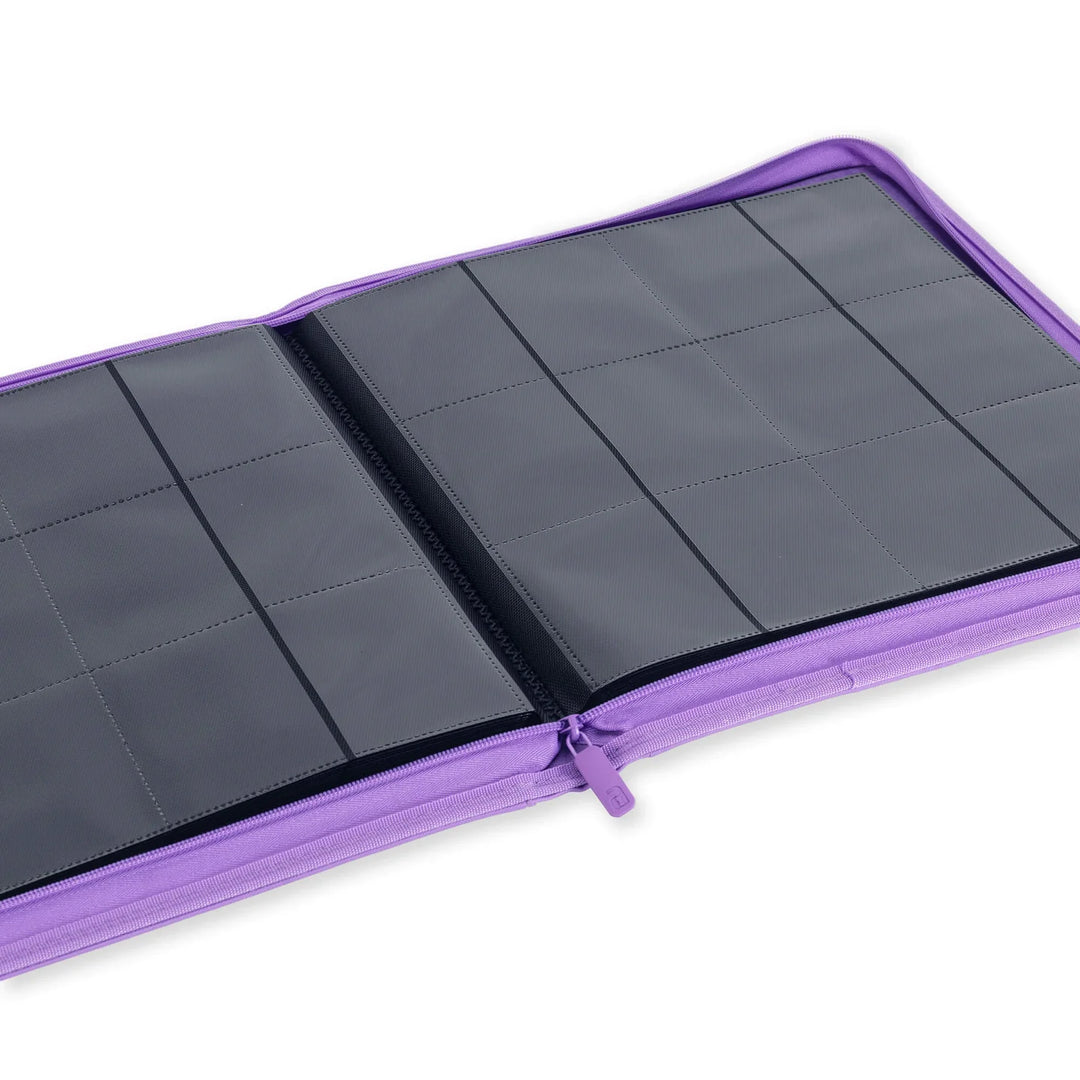 VaultX - 12-Pocket - Exo-Tec Zip Binder - Just Purple