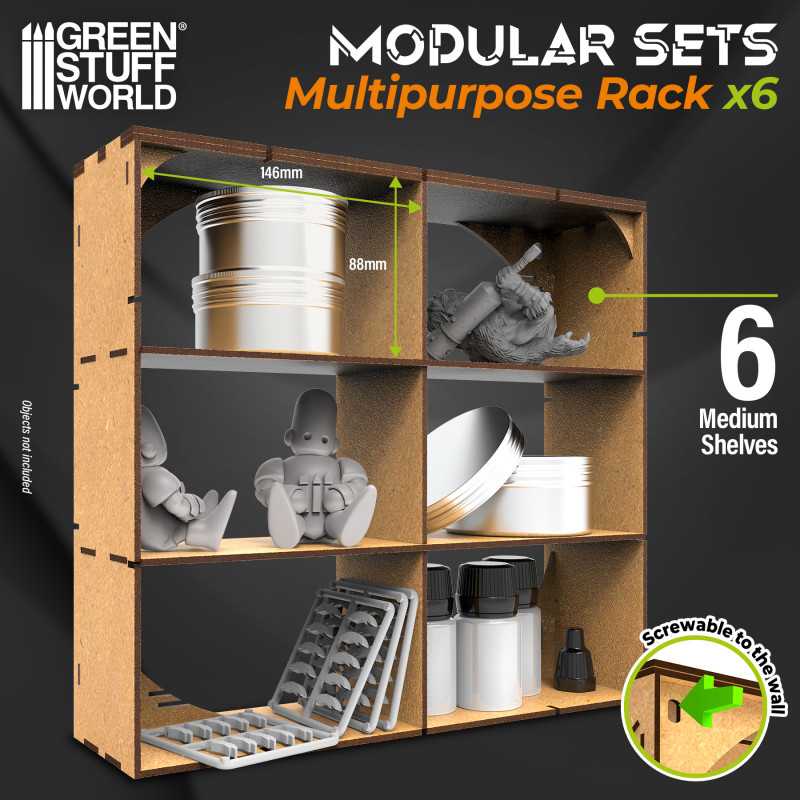 Green Stuff World - Multipurpose Rack - 6 slots