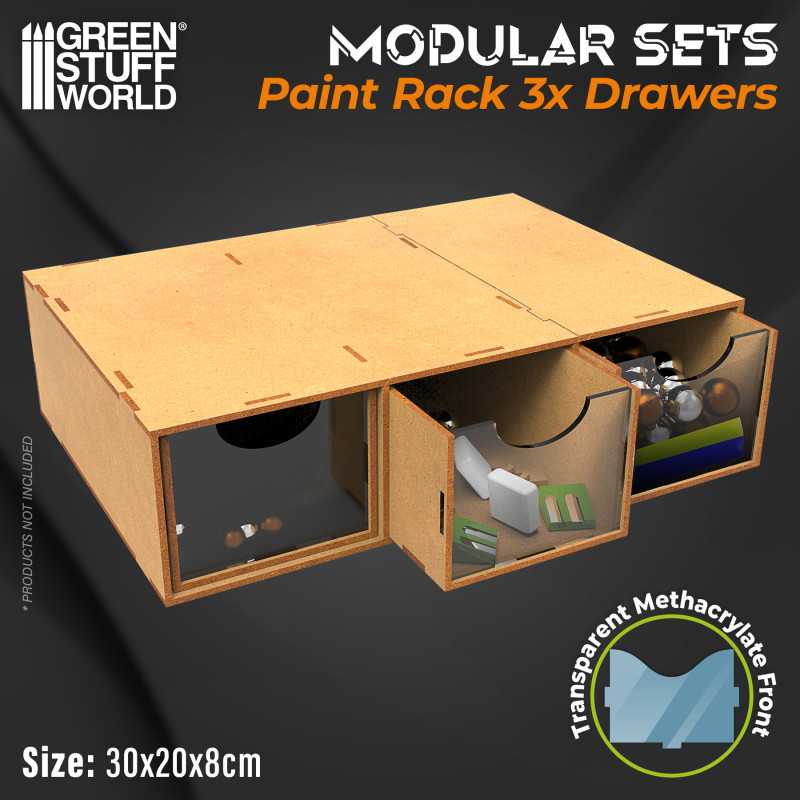 Green Stuff World - Modular Set 3x Drawers