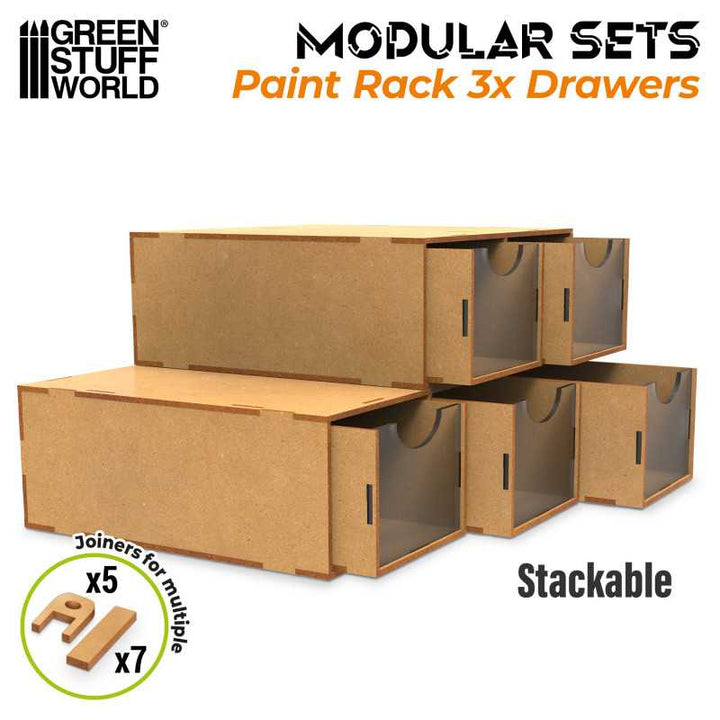Green Stuff World - Modular Set 3x Drawers
