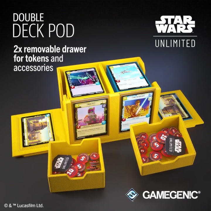 Star Wars: Unlimited: Double Deck Pod: White/Black (ML) - Jeux de Star Wars: Unlimited: Double Deck Pod: White/Black (ML) - Jeux de
