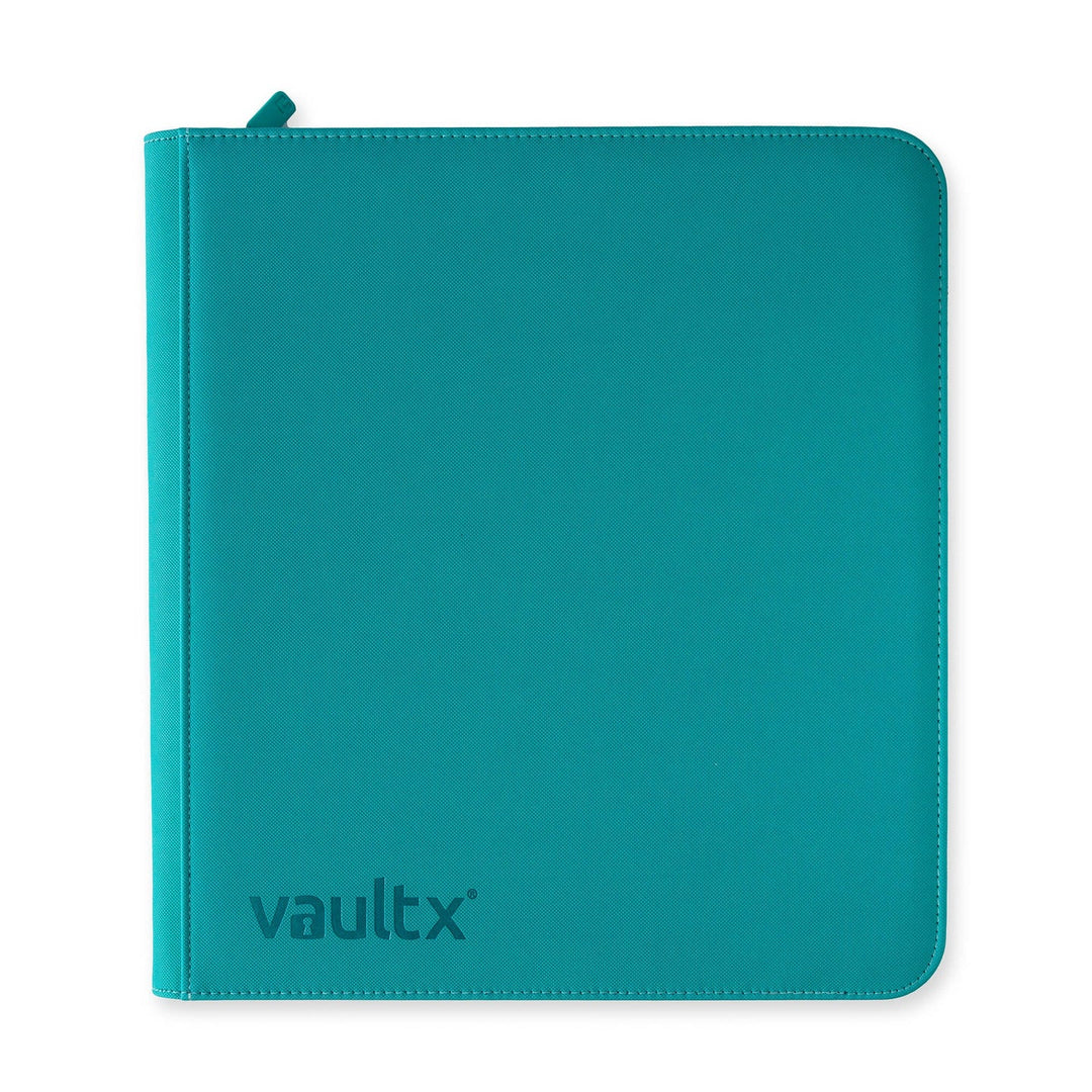 VaultX - 12-Pocket - Exo-Tec Zip Binder - Ocean Blue