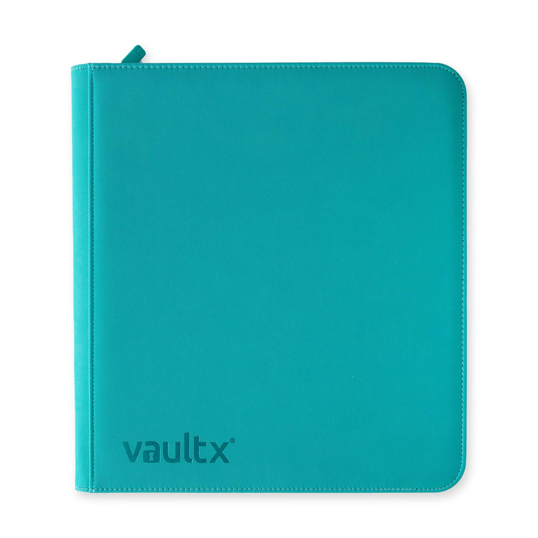 VaultX - 12-Pocket - Exo-Tec Zip Binder XL - Ocean Blue