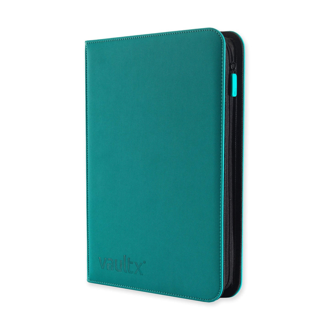 VaultX - 9-Pocket - Exo-Tec Zip Binder - Ocean Blue