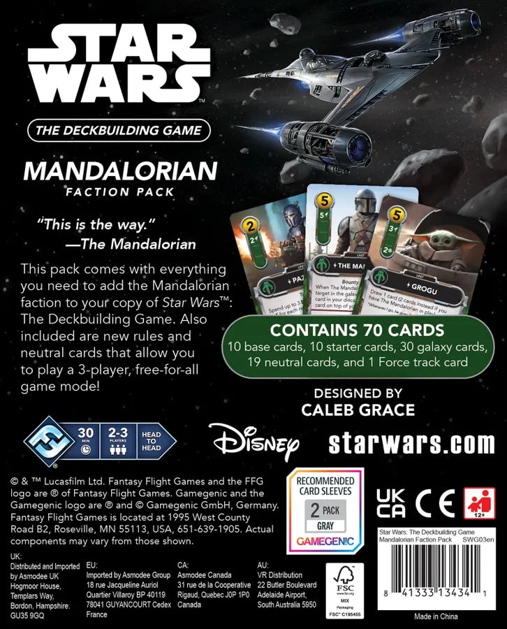 Star Wars: The Deckbuilding Game - Expansion - Mandalorian Faction Pack