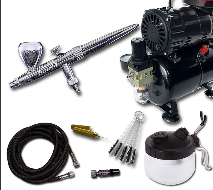 Airbrush Starter Kit - Harder & Steenbeck Ultra 2024 + Compressor PK286