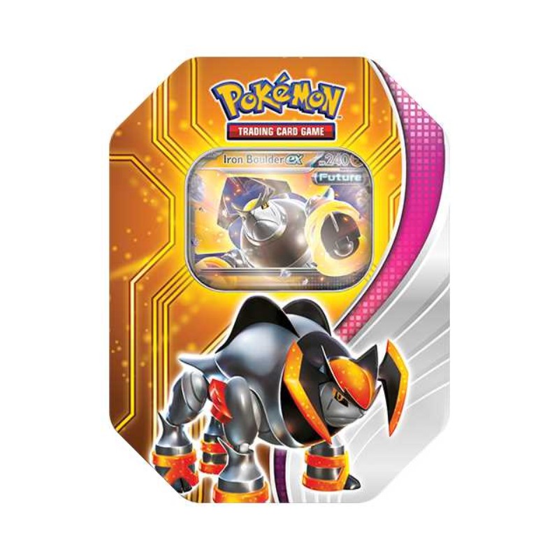 Pokémon - Tin - Paradox Destinies Tin - Iron Boulder ex