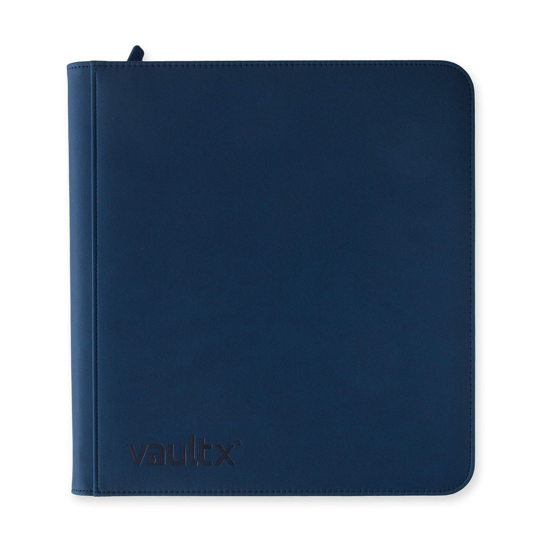 VaultX - 12-Pocket - Exo-Tec Zip Binder - Royal Blue