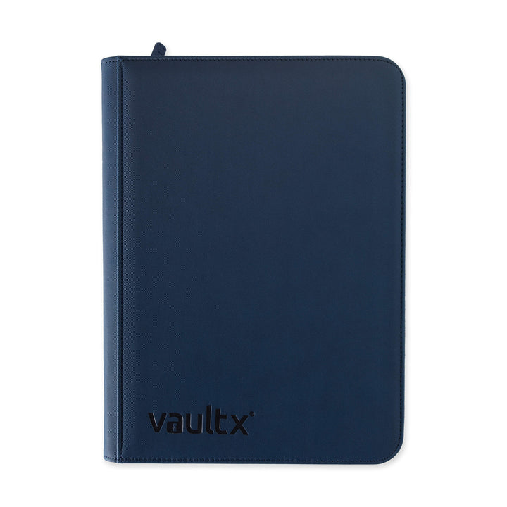 VaultX - 9-Pocket - Exo-Tec Zip Binder - Royal Blue