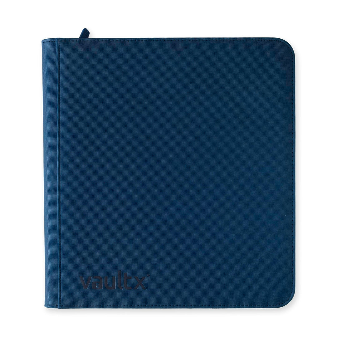VaultX - 12-Pocket - Exo-Tec Zip Binder XL - Royal Blue