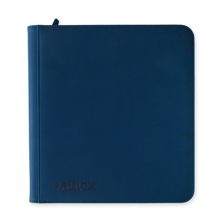 VaultX - 12-Pocket - Exo-Tec Zip Binder XL - Royal Blue
