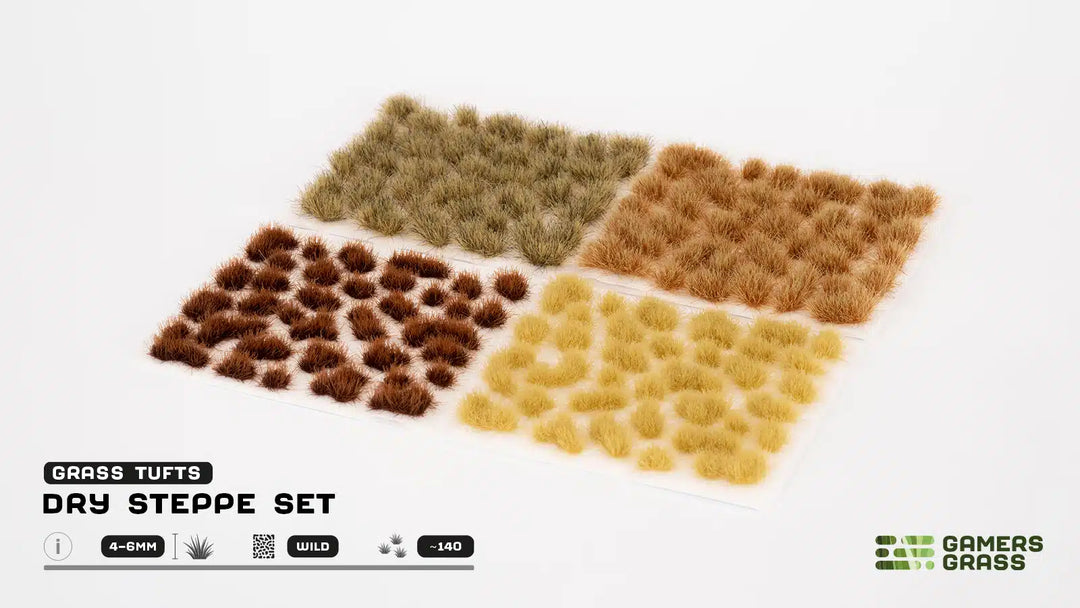 Gamers Grass - Tuft Set - Dry Steppe
