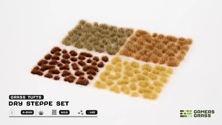 Gamers Grass - Tuft Set - Dry Steppe