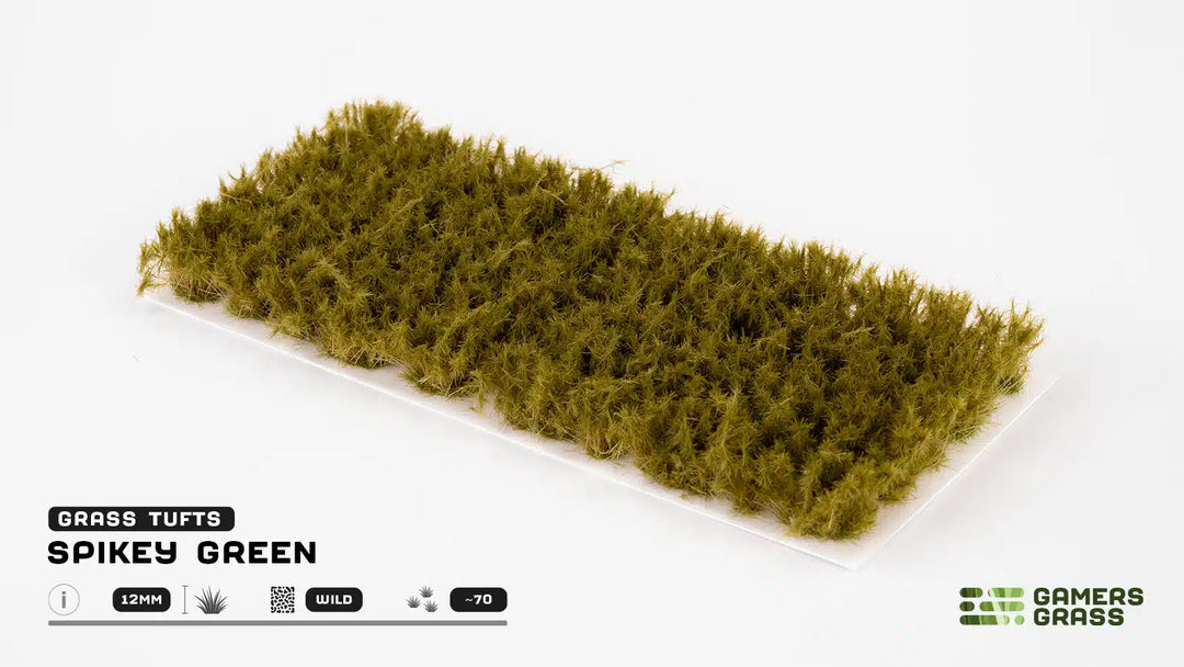 Gamers Grass - Grass Tufts - Spikey Green 12mm