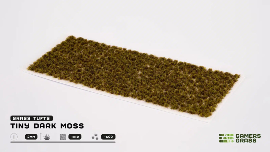 Gamers Grass - Grass Tufts - Tiny Dark Moss 2mm