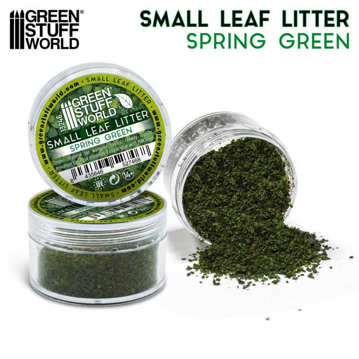 Small Leaf Litter - Spring Green