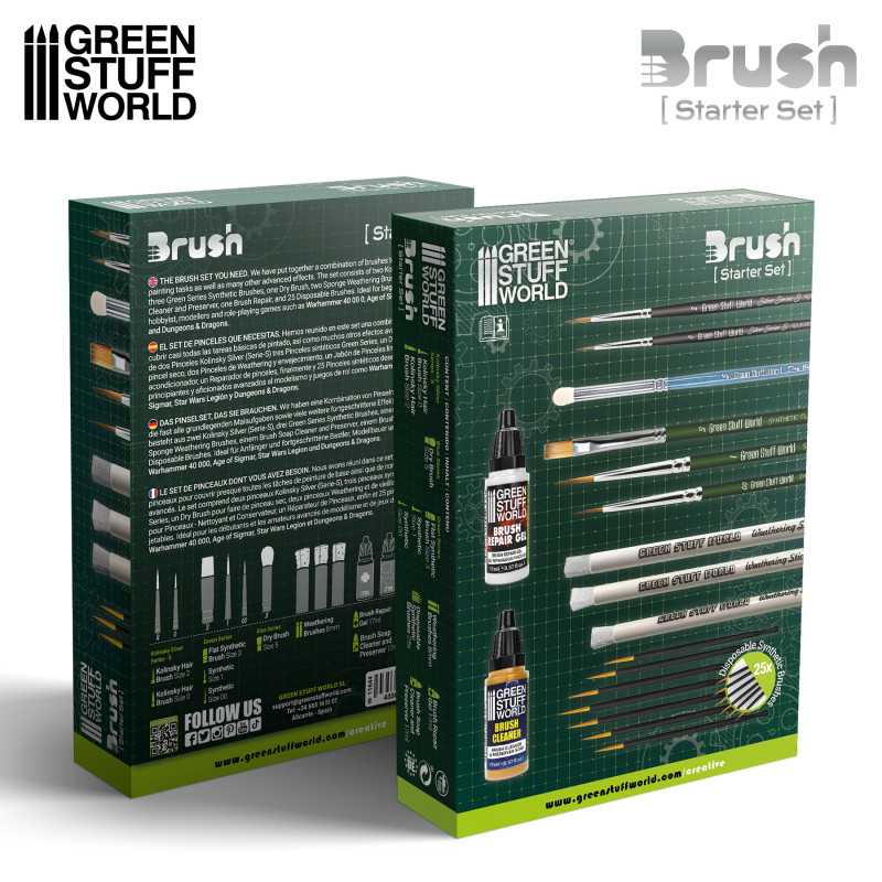 Green Stuff World - Brush Starter Set