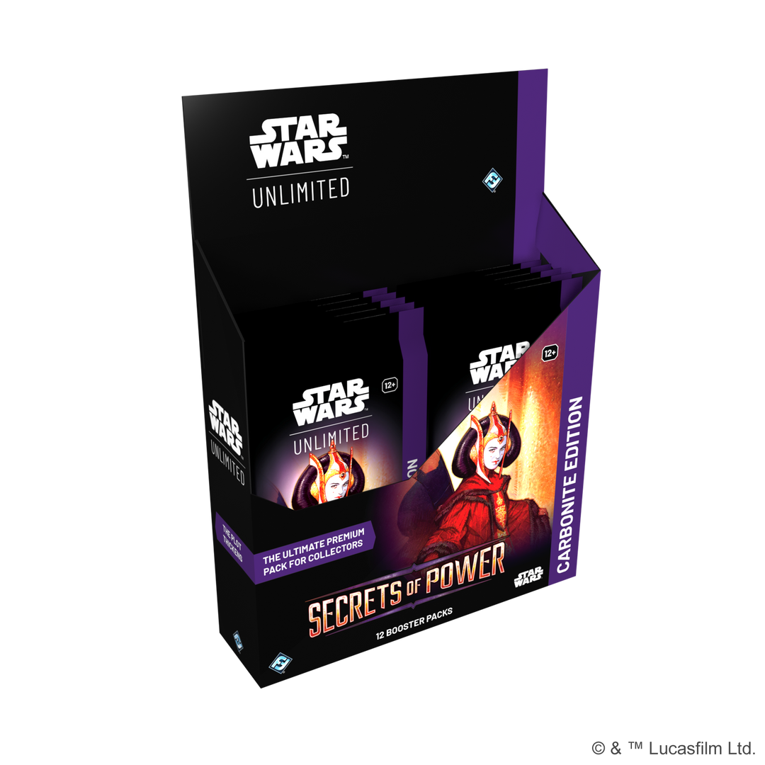Star Wars: Unlimited - Secrets of Power - Carbonite Booster Box Display